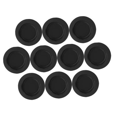 BCOATH 10pcs Rubber Piggy Bank Stopper Plugs Sealing Caps for Saving Boxes Black Double-Layer Design Inner Diameter Reliable Coin Storage