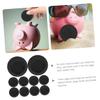 BCOATH 10pcs Rubber Piggy Bank Stopper Plugs Sealing Caps for Saving Boxes Black Double-Layer Design Inner Diameter Reliable Coin Storage view 4