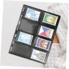 NAMOARLY 10sheets Standard Stamp Albums Stamp Collector Book Reusable Protector Pages view 2