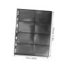 NAMOARLY 10sheets Standard Stamp Albums Stamp Collector Book Reusable Protector Pages view 3