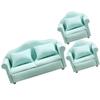 GLSTOY Miniature Sofa for Dollhouse Scale Miniature Furniture Adorable Tiny Couch Toy Accessory view 1
