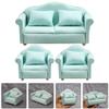 GLSTOY Miniature Sofa for Dollhouse Scale Miniature Furniture Adorable Tiny Couch Toy Accessory view 4