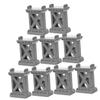 GLSTOY 9pcs Train Track Bridge Support Risers Sturdy Elevation for Major Brands Compatible with Train for Creative Railway Layouts view 1