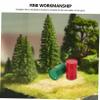 VICASKY 2pcs Scale Realistic Crawler Oil Drum Decoration Sturdy Plastic Simulation for Truck Models Versatile Accessory for Enhanced Authenticity and Fun view 3