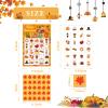 JUESMOS Thanksgiving Bingo Games for Kids Adults 24 Players Turkey Fall Thanksgiving Bingo Cards Thanksgiving Party Games Supplies Favors for Family School Classroom Game Activities 5 x 7 Inches view 4