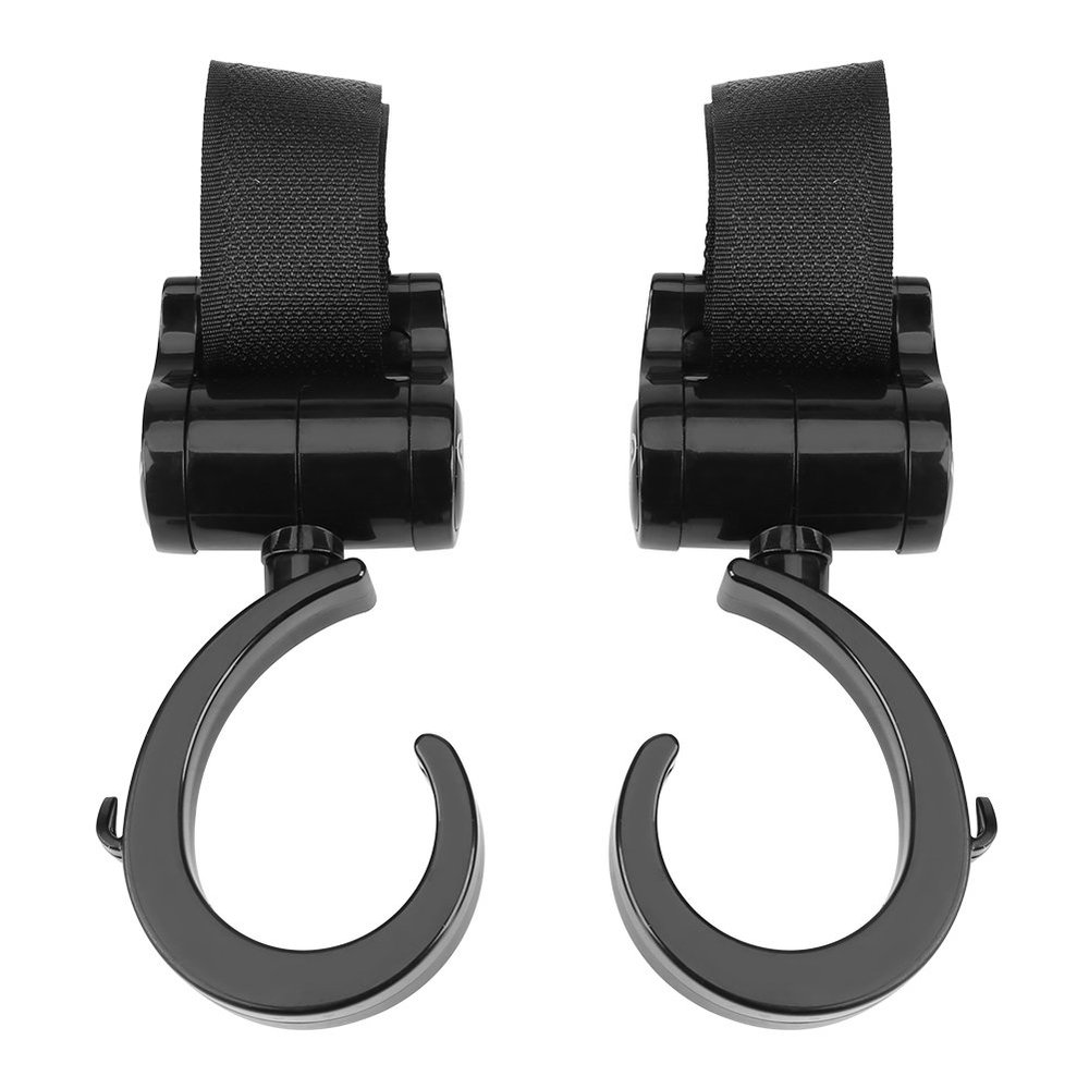 360 Rotation Baby Infant Stroller Pushchair Hook ABS Plastic Hanger Accessories