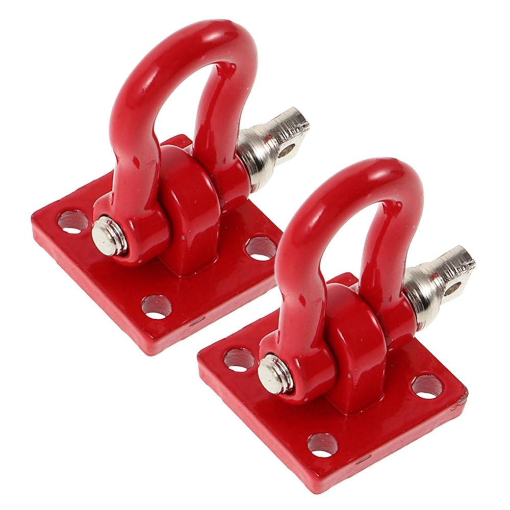 Abaodam 2pcs Trailer Rescue Buckles for Rc Crawler Cars Toy Car Parts Realism and Fun for Model Climbing Vehicles