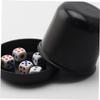 BCOATH 4sets Thicken Dice Cup Bar Dice Cup Dices Ktv Funny Game Cheating-Resistant Box view 3