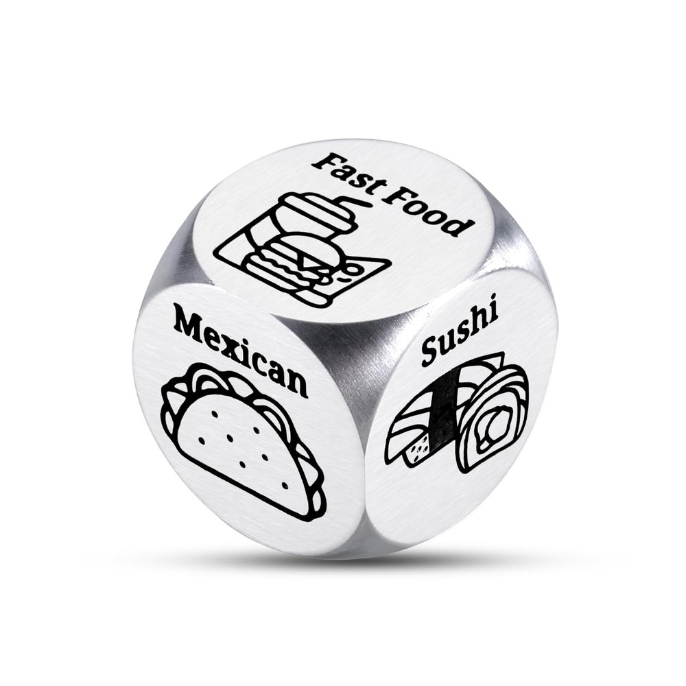 GGOJAGST Husband Valentines Gifts from Wife Wedding Registry Ideas Practical Gifts for Wife Date Night Food Dice Couples Adults