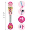 LEXIBOOK, Princessas Disney Luminous Microphone for Kids, Musical Toy, Built-in Speaker, Luminous Effects, Aux-in Input, Pink, MIC90DP view 2