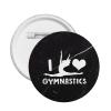 Love Gymnastics Buttons Pins Novelty Decoration Round Badge 1 PC view 1