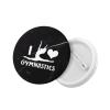 Love Gymnastics Buttons Pins Novelty Decoration Round Badge 1 PC view 3