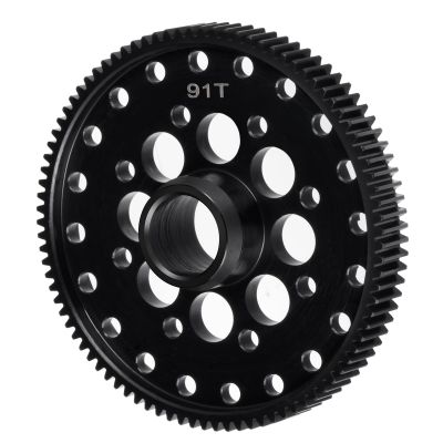 BRKRC 48P 91T Steel Spur Gear for Arrma 1/10 4x4 Granite Senton Vortek Electric Car/Truck Upgrade Parts