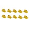 10PCS XT60 XT90 Male Female Plug Protection Case PVC 90 Degree Soft Hard Dustproof Cap Connector Protective Cover Compatible With RC Dron(XT60 male yellow cap) view 1