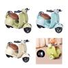 Csnbfiop Rotating Scooter Toy for Guinea Pigs Motorcycle Toy with Lights and Music Scooter Shape Cage Decoration view 2