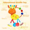 Baby Sensory Toys 0-6 3-6 Months,Infant Baby Musical Stuffed Animal Activity Soft Toys, 3+ Months Rattles Teething Toys for Babies,Tummy Time Toy Gifts for 0-3-6-12 Months Boys, Girls view 2