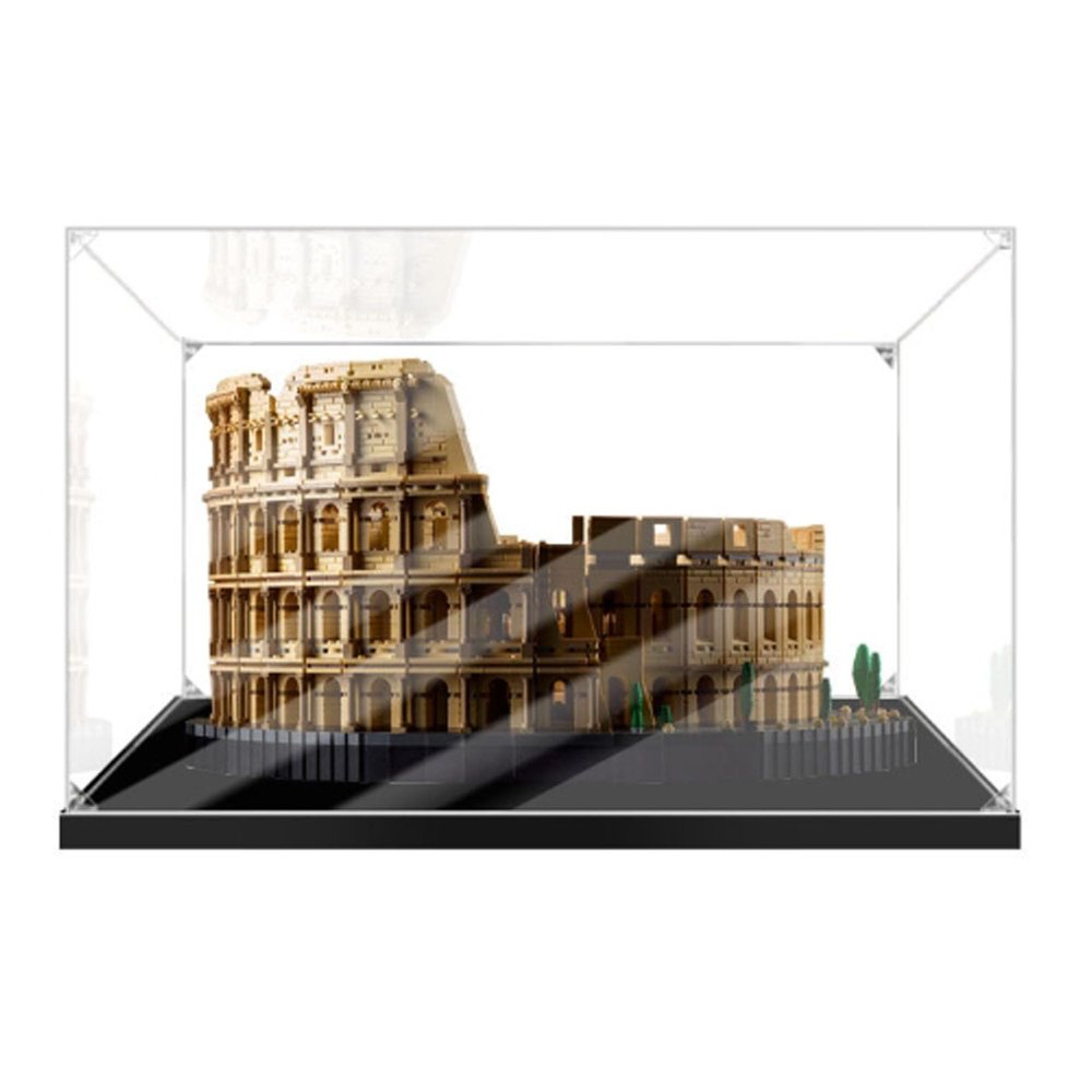 Acrylic Display Case Compatible for le-go 10276 Colosseum, Rome Model Transparent Dustproof Protection Collection Organizer Storage Cabinet (Display Case Only) (3mm)