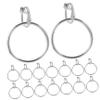 OATIPHO 50pcs Pirate Hoop Earrings Halloween Costume Accessories for Cosplay Parties and Group Costumes Comfortable and Fade-resistant Design for Pirate Enthusiasts view 1