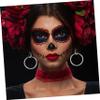 OATIPHO 50pcs Pirate Hoop Earrings Halloween Costume Accessories for Cosplay Parties and Group Costumes Comfortable and Fade-resistant Design for Pirate Enthusiasts view 4