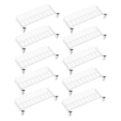 Abaodam 10pcs Mini Traffic Roadblocks Model Realistic Barricade Signs Toy for Traffic Scene Play Safe Lightweight Design for Boys and Girls Educational Role Play