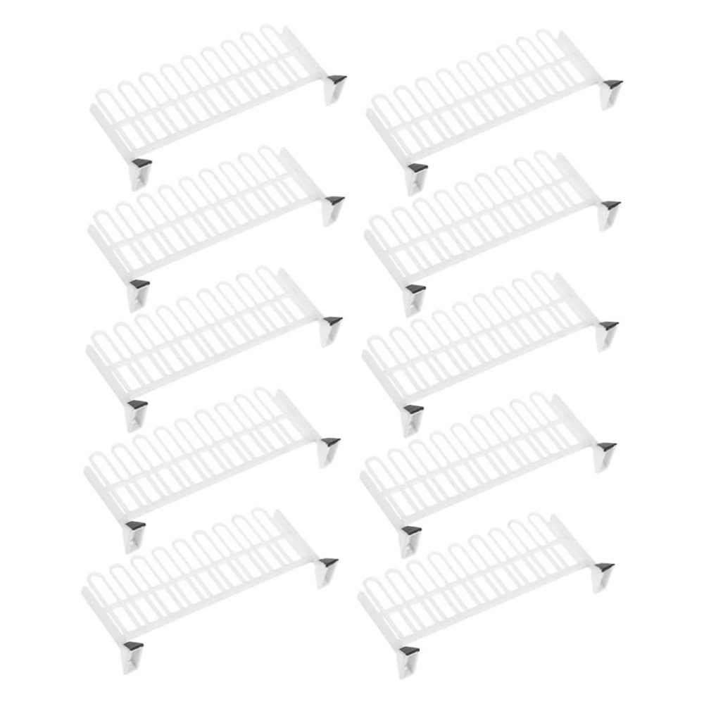 Abaodam 10pcs Mini Traffic Roadblocks Model Realistic Barricade Signs Toy for Traffic Scene Play Safe Lightweight Design for Boys and Girls Educational Role Play