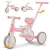 Bobike 5-in-1 Tricycle for Toddlers 18 Months to 5 Years Old, Toddler Bike, Kids Tricycle with Push Handle and Backrest, Toddler Balance Bike with Easy Assembly for Boys and Girls.(Pink) view 1