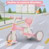 Bobike 5-in-1 Tricycle for Toddlers 18 Months to 5 Years Old, Toddler Bike, Kids Tricycle with Push Handle and Backrest, Toddler Balance Bike with Easy Assembly for Boys and Girls.(Pink) view 4