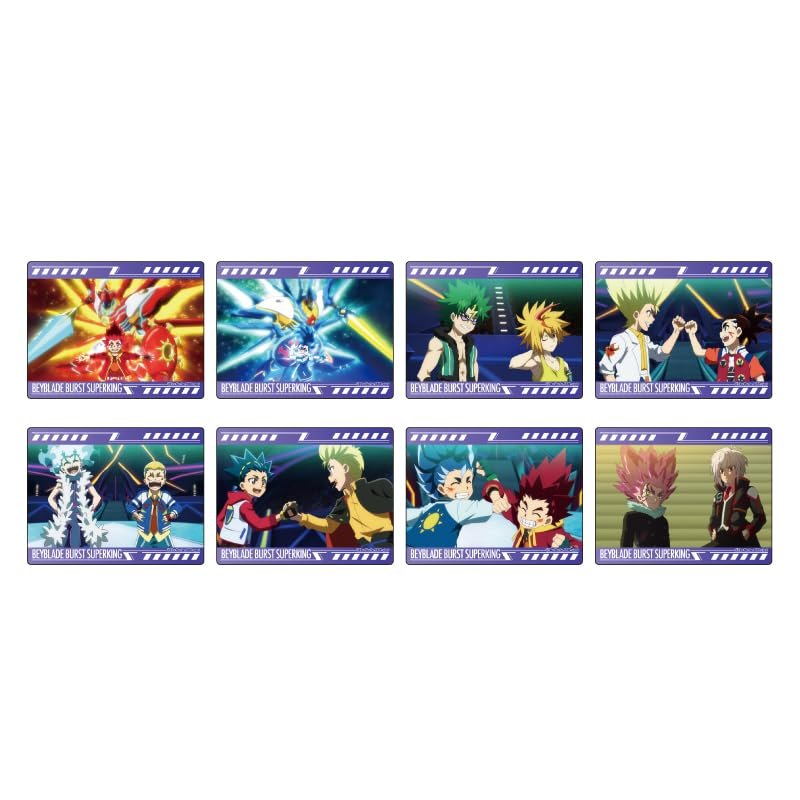 Beyblade Burst Sparking 16 [Scene Scene Illustration] Acrylic Cards, Box of 8