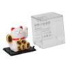 WGFOIP Solar Powered Waving Cat, Joyful Fortune Lucky Wealth Welcoming Cat for Home Cars, with Sufficient Light Place Automatically Under Home Business Blessing, Gifts (White) view 2