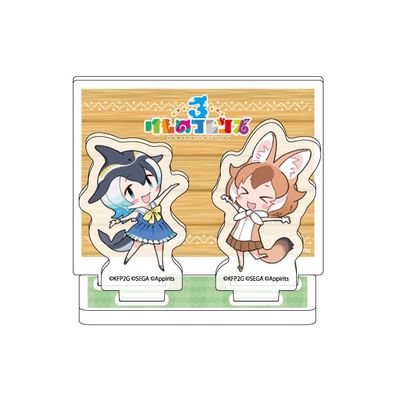 Kemono Friends 3 02 Doll & Dolphin [Official Illustration] Acrylic Stand Plate