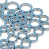 55PCS RC Bearing Kit, Steel Deep Ball Bearings Parts for 1/10 RC Crawler Car, Upgrade with Non Double Rubber Sealing, Fast Speed, Easy Install for Remote Control Car view 3