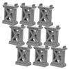 Hemoton 9pcs Train Track Bridge Supports for Boys and Girls Toy Train Gray and Green Accessories for Enhanced Stability and Creative Play view 1