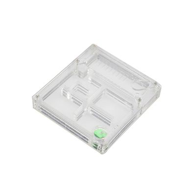 Vaguelly Creative Transparent Acrylic Ant Feeding Box Ant Nest Rotating Lid for Easy Access Habitat for Breeding and Observation