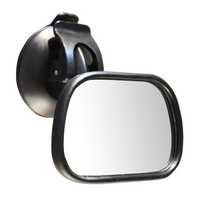 Vaguelly Mirror Shatterproof Rear View Seat Mirror with Cup for Car Joint for Wide Angle View Structure Securely Holds during Bumps