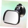 Vaguelly Mirror Shatterproof Rear View Seat Mirror with Cup for Car Joint for Wide Angle View Structure Securely Holds during Bumps view 3