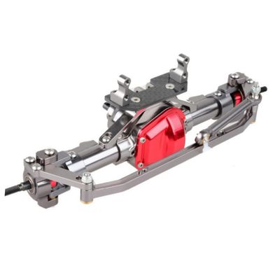 Abaodam 1pair Metal Rc Crawler Axles High Strength Design for Enhanced Performance Compatible Scale Models for Off- Red