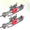 Abaodam 1pair Metal Rc Crawler Axles High Strength Design for Enhanced Performance Compatible Scale Models for Off- Red view 3