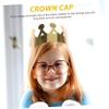 Alasum 12pcs Crown Hat Paper Birthday Crown Cap for Boys Girls Boys and Girls Adults Shower Decorations Party Supplies Photo Props view 4