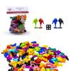 BoardGameSet 50PCS Karate Fighter Meeple | Board Game Pieces Accessories Meeples, Random view 3