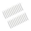 Abaodam 24pcs Love Heart Wand Tube Clear Bottle for Bubbles Elegant Wedding Favors Bridal Showers Showers Graduation Party Supplies Lightweight and Portable view 1
