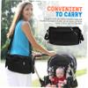 Hoement Stroller Organizer Bag Insulated Cup Holders and Multiple Pockets Design for Easy Installation Stroller Models for Daily Use view 3