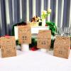 24 Set Gingerbread Paper Coloring Houses DIY Craft Color Your Own Cardboard House Personalize a Cardboard House Christmas Holiday Party Favor Gift for Girl Boy Classroom Home 5.31x4.33x4.33In (Brown) view 4