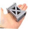 TOYANDONA 9pcs Train Track Support Risers Sturdy Train Bridge for Toy Railroads Improves Stability Fun Compatible with Major view 3