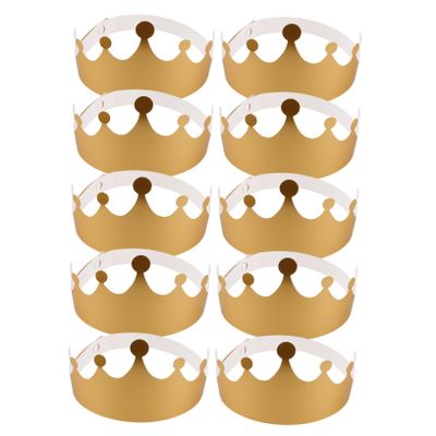 Alasum Birthday Supplies 12pcs Paper Crown Hats Photo Props for Party Celebration