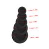 BUGUUYO 10pcs Replacement Piggy Bank Plugs Round Saving Box Covers Rubber Stopper Black view 2