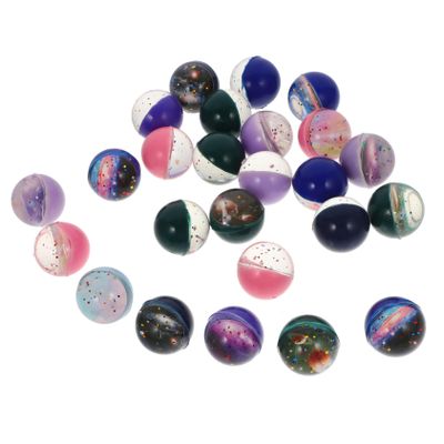 Totority 25pcs Space Bouncy Themed Toys for Parties - Relief for Boys and Girls Favors for Space Party Goodie Bags