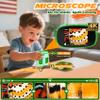 1000X Portable Microscope for Kids : 3-in-1 Camera and Telescope Toy with 6 Slides, Perfect for Indoor Outdoor Exploration, Pocket Edu Christmas Birthday Gifts for Age 3-12 Children Students view 4