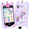 Kids Smart Phone for Girls, Kids Toys Cell Phone 2.8" Touchscreen Toddler Learning Play Toy Phone with Dual Camera, Game, Music Player, 8GB Card Birthday Gifts for Girls Boy Age 4-12 (Purple) view 1