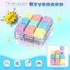 5 Pcs Fidget Toys Adults & Teen Metal Cube Spinner Figit Chain Ring Cool Gadgets Fidgeting Pad Keyboard Office Desk Toy Stress Relief Sensory Items for Autism ADHD Anxiety Stocking Stuffers Boys Men view 4