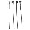 4pcs RC Car Simulation Antenna, RC Crawler Car Simulation Antenna Accessories for Axial SCX10 90046 UTB10 Capra Crawler view 1